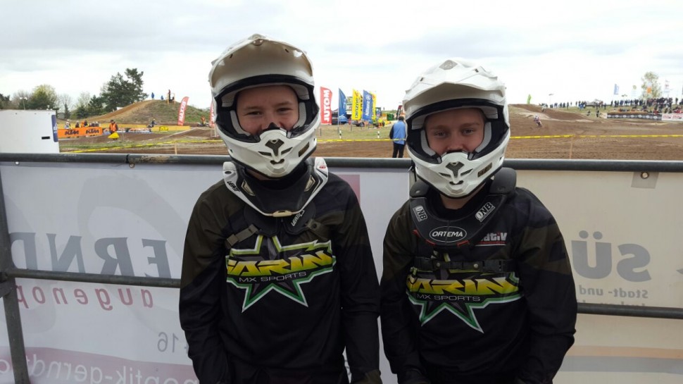 14-летние участники ADAC MX Youngster Cup из России - Максим Краев и Александр Шершнев 14-летние участники ADAC MX Youngster Cup из России - Максим Краев и Александр Шершнев
