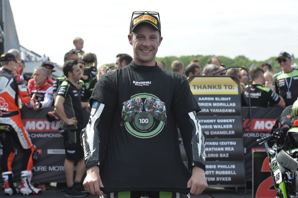 Джонатан Рэй - победитель 100-й гонки Kawasaki в World Superbike Джонатан Рэй - победитель 100-й гонки Kawasaki в World Superbike