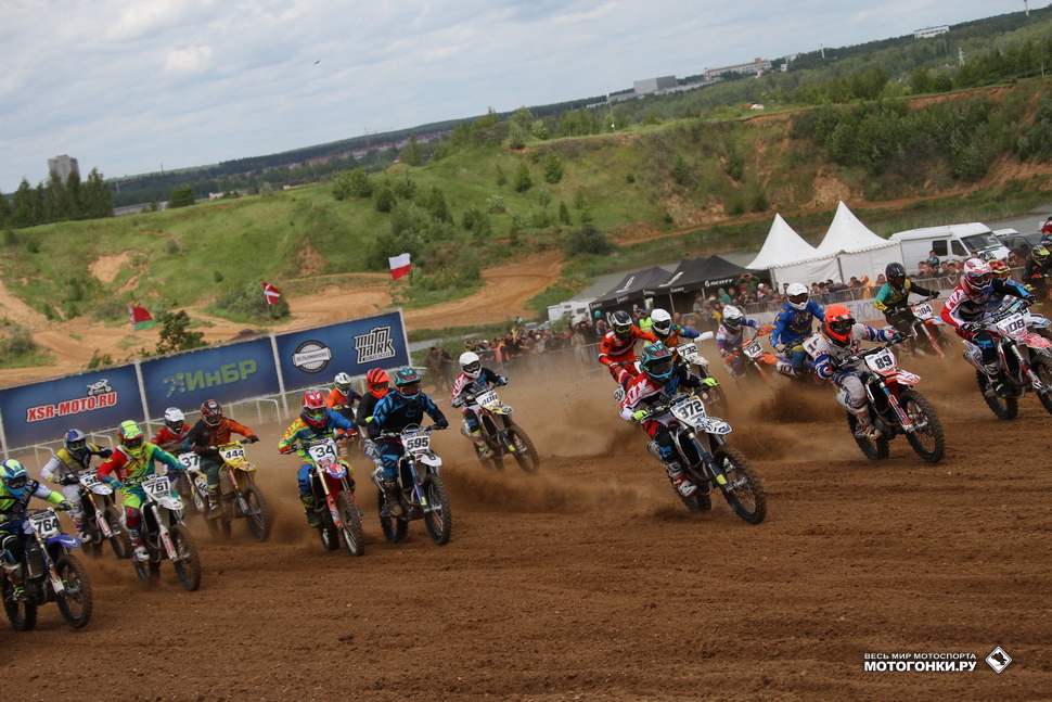 Старт гонки EMX Open, Вельяминово. Фото: Александр Лесников, Яхнич Моторспорт Старт гонки EMX Open, Вельяминово