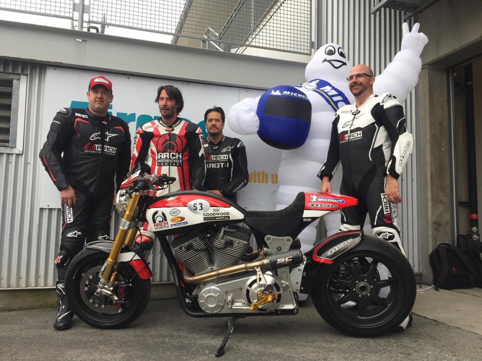 Arch KRGT-1 и его создатели: Киану Ривз и Герд Холлинджер Arch KRGT-1 и его создатели: Киану Ривз и Герд Холлинджер