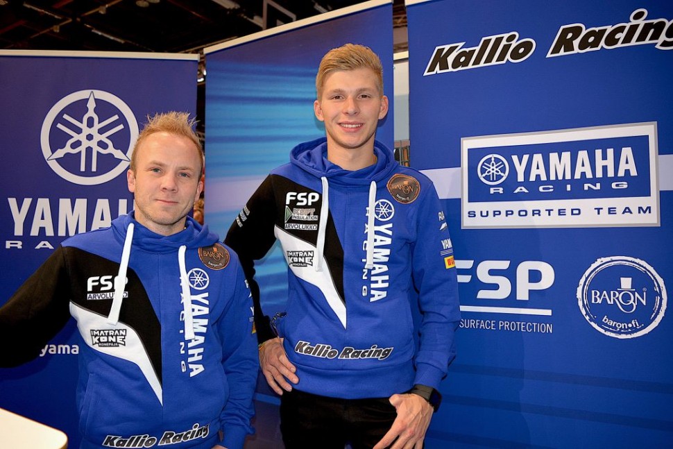 Менеджер Kallio Racing Веса Каллио (слева) и его пилот Никки Туули в World Superbike - старт с первой линии! Менеджер Kallio Racing Веса Каллио (слева) и его пилот Никки Туули в World Superbike - старт с первой линии!