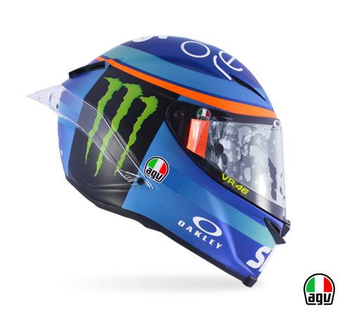 Особый шлем пилотов проекта Sky Racing Team VR46 для Гран-При Сан-Марино Особый шлем пилотов проекта Sky Racing Team VR46 для Гран-При Сан-Марино
