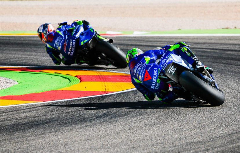 Напарники Suzuki Ecstar MotoGP в Арагоне Напарники Suzuki Ecstar MotoGP в Арагоне