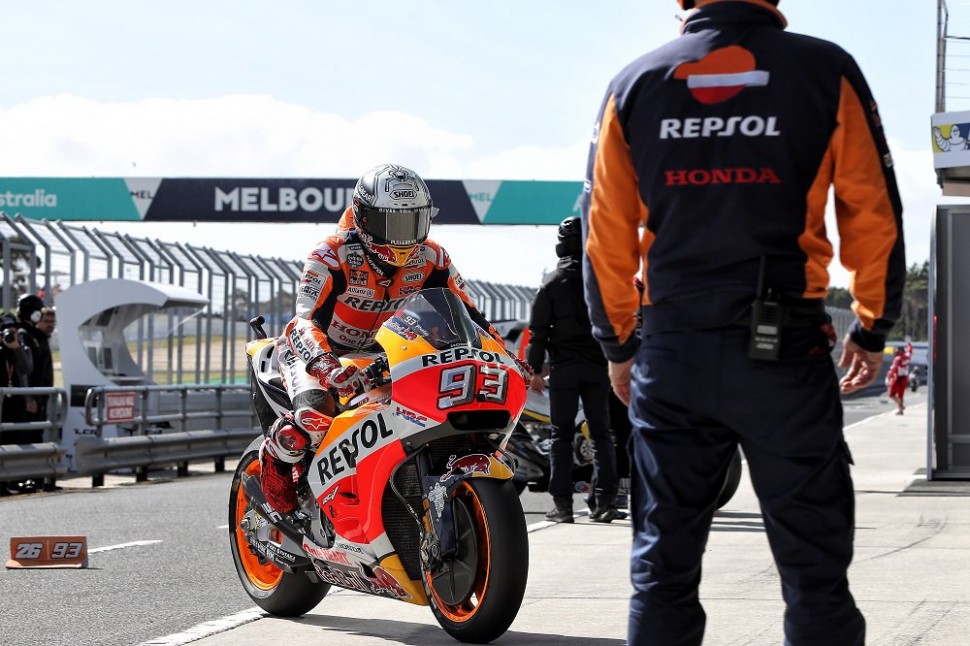 Марк Маркес спокоен в Phillip Island Марк Маркес спокоен в Phillip Island