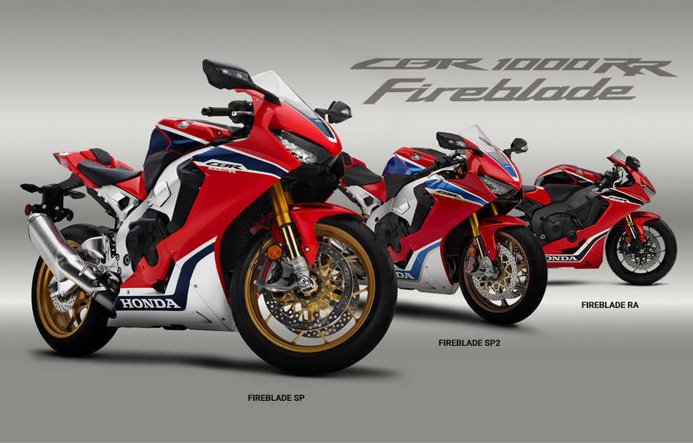 Модельный ряд Honda CBR1000RR Fireblade 2017-18 Модельный ряд Honda CBR1000RR Fireblade 2017-18