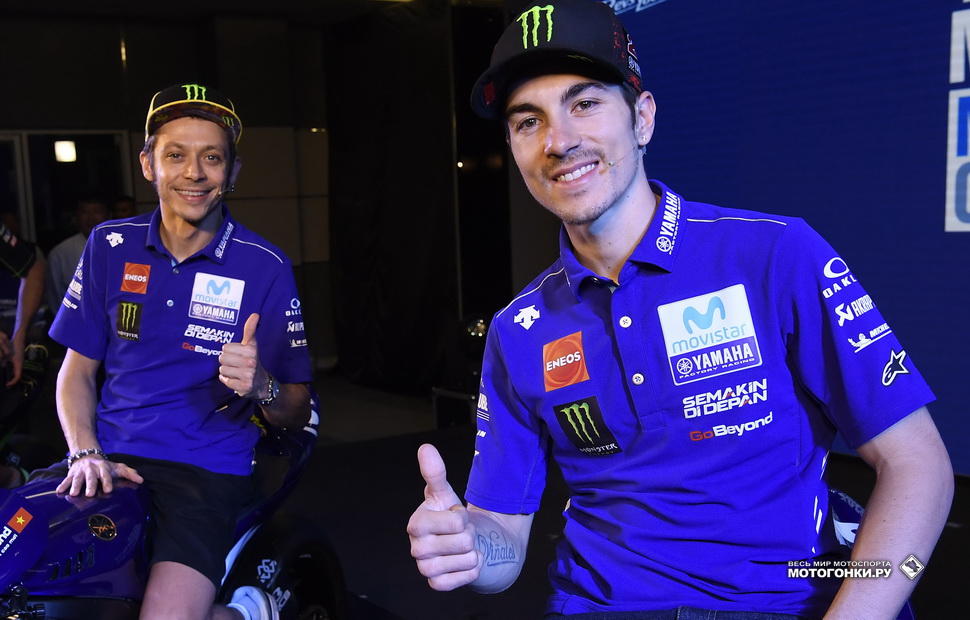 Маверик Виньялес - главная ставка Yamaha MotoGP, Росси - лицо компании Маверик Виньялес - главная ставка Yamaha MotoGP, Росси - лицо компании