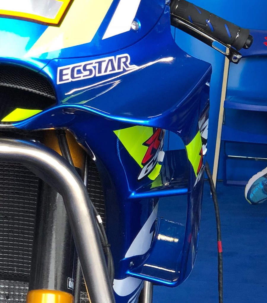 Новый модульный дизайн аэродинамического обвеса с винглетами на Suzuki GSX-RR (2018) Новый модульный дизайн аэродинамического обвеса с винглетами на Suzuki GSX-RR (2018)