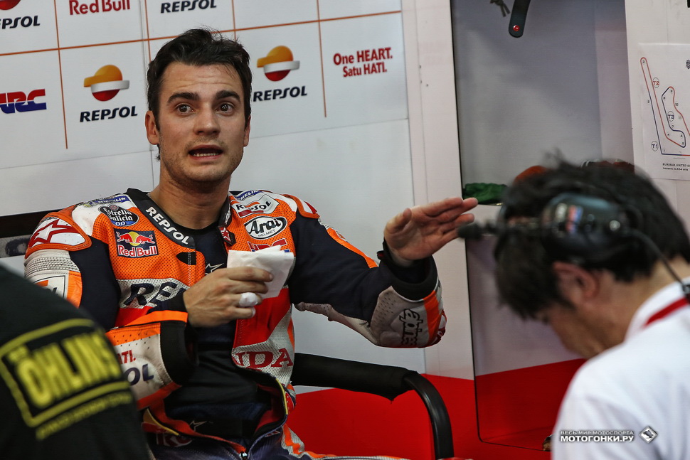 Дани Педроса из Repsol Honda стал быстрейшим в Таиланде Дани Педроса из Repsol Honda стал быстрейшим в Таиланде