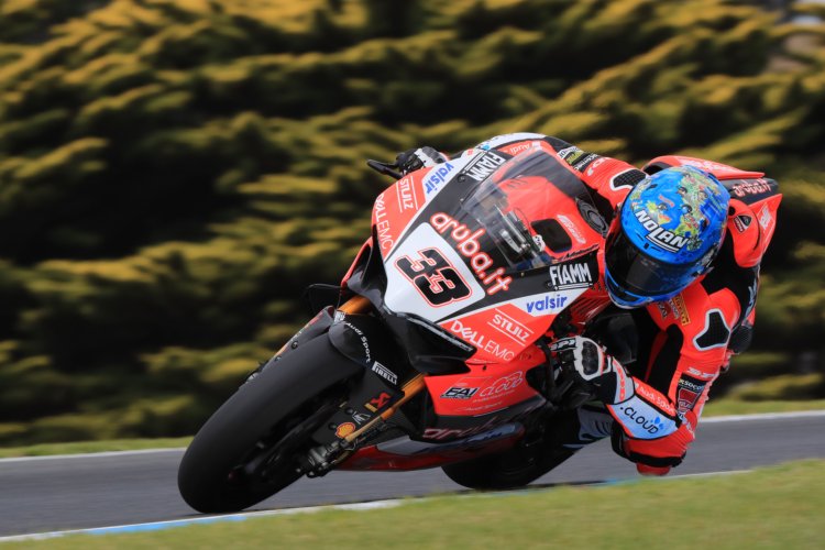 Марко Меландри (Aruba.it Ducati) возглавил первый день тестов WSBK в Phillip Island Марко Меландри (Aruba.it Ducati) возглавил первый день тестов WSBK в Phillip Island