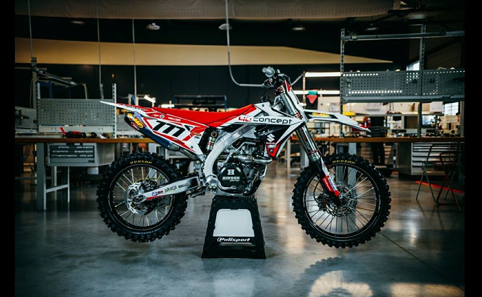 боевой BOS GP SUZUKI 450RMZ Евгения Бобрышева боевой BOS GP SUZUKI 450RMZ Евгения Бобрышева