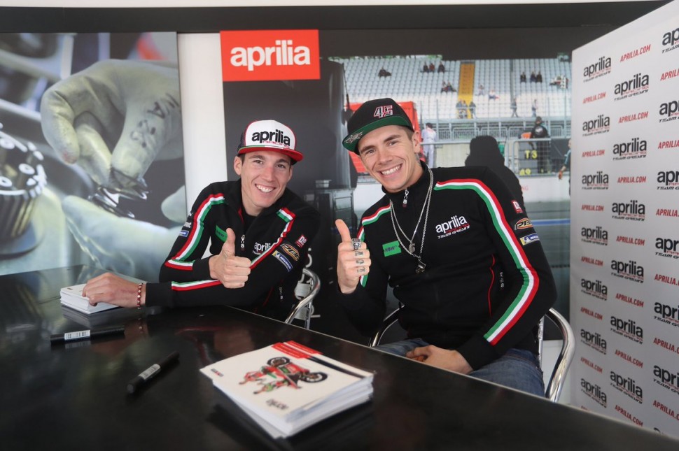 Алеш Эспаргаро и Скотт Реддинг - новая дрим-тим Aprilia в MotoGP? Алеш Эспаргаро и Скотт Реддинг - новая дрим-тим Aprilia в MotoGP?