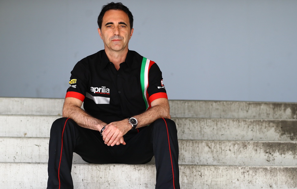 Романо Альбезиано, босс Aprilia Racing Романо Альбезиано, босс Aprilia Racing