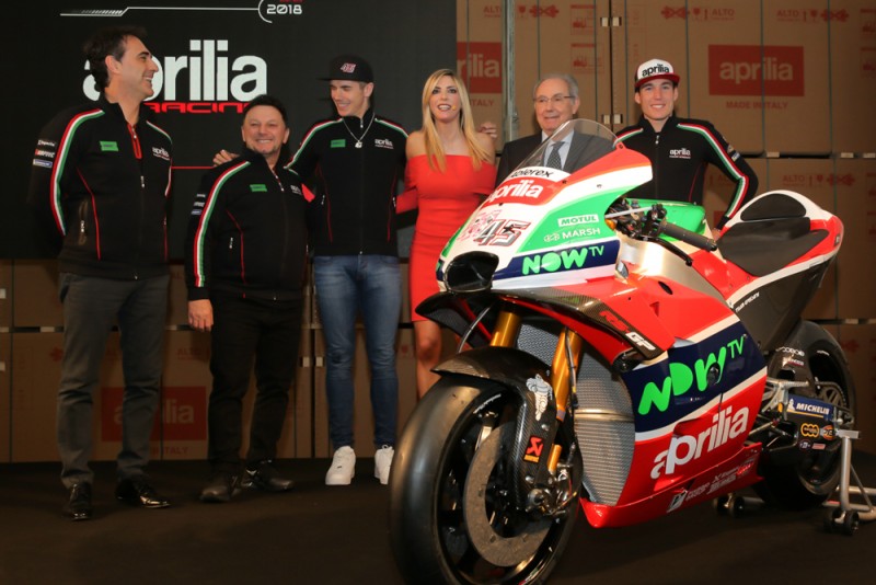 На презентации Aprilia в Ноале, 2018 На презентации Aprilia в Ноале, 2018