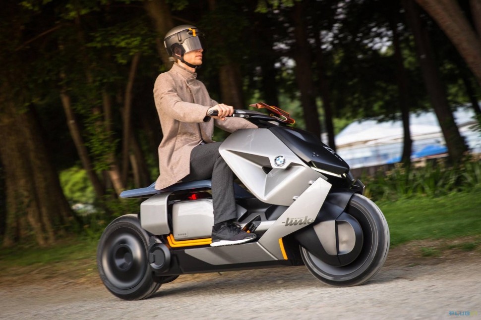 Прототип BMW Concept Link - электроскутер, который в будущем может стать электромотоциклом Прототип BMW Concept Link - электроскутер, который в будущем может стать электромотоциклом