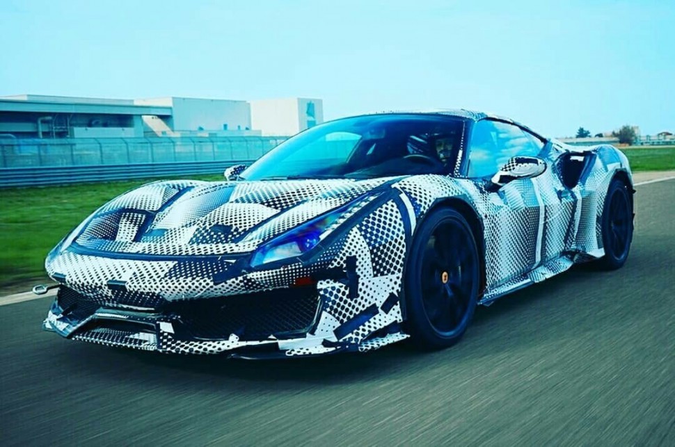 Тесты Ferrari 488 Pista в Фьорано Тесты Ferrari 488 Pista в Фьорано