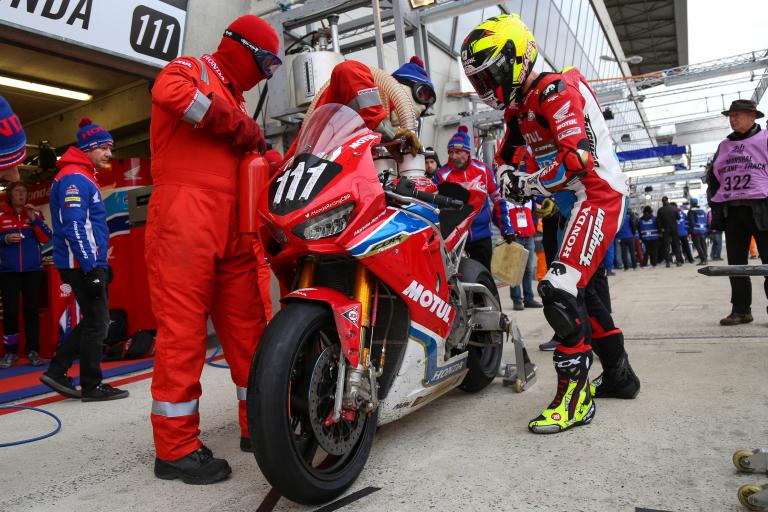 Заводская команда Honda Endurance Team на Ле-Мане Заводская команда Honda Endurance Team на Ле-Мане