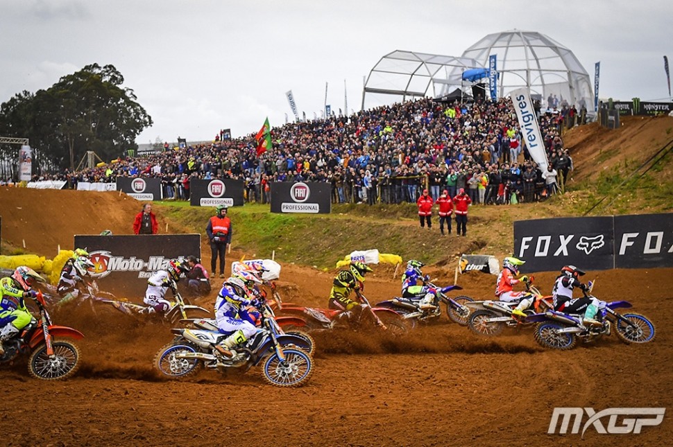 старт заезда MXGP в Agueda старт заезда MXGP в Agueda
