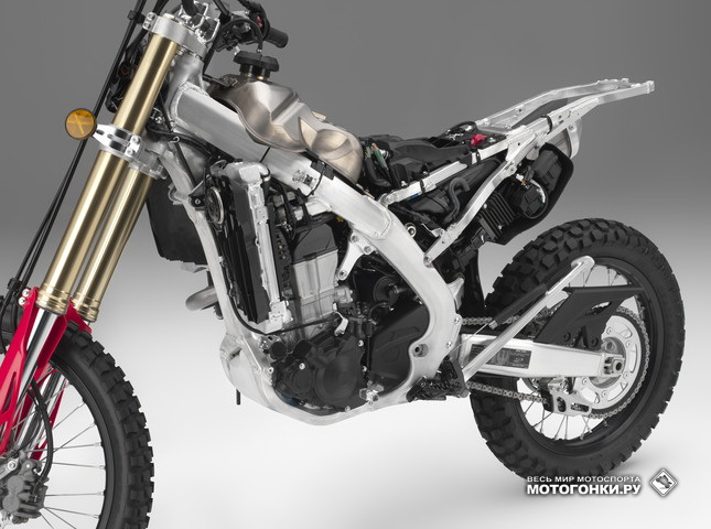 Шасси Honda CRF450L - как у Honda CRF450RX Шасси Honda CRF450L - как у Honda CRF450RX