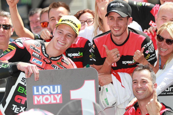 Фабио Куартараро взял свою первую победу в Moto2 Фабио Куартараро взял свою первую победу в Moto2