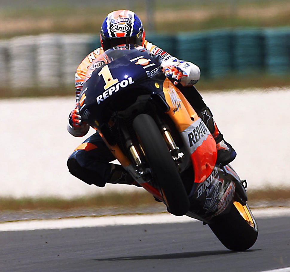 Мик Дуэйн на Honda NSR500 Мик Дуэйн на Honda NSR500