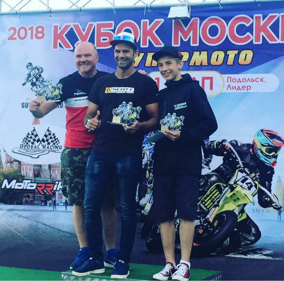Леонов, Латышев, Мараев - победители 1 этапа Кубка Москвы по супермото 2018 Леонов, Латышев, Мараев - победители 1 этапа Кубка Москвы по супермото 2018