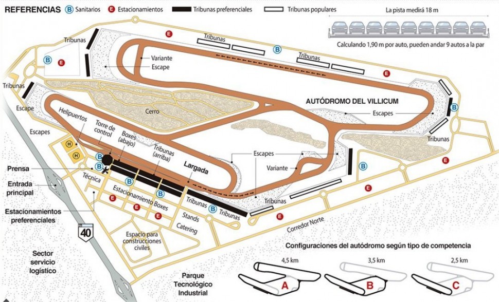 Схема El Villicum Схема El Villicum