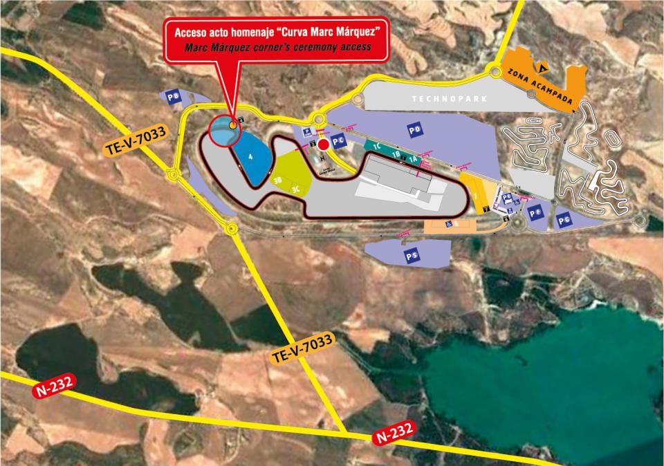 Схема расположения 9-10 поворотов на Motorland Aragon Схема расположения 9-10 поворотов на Motorland Aragon