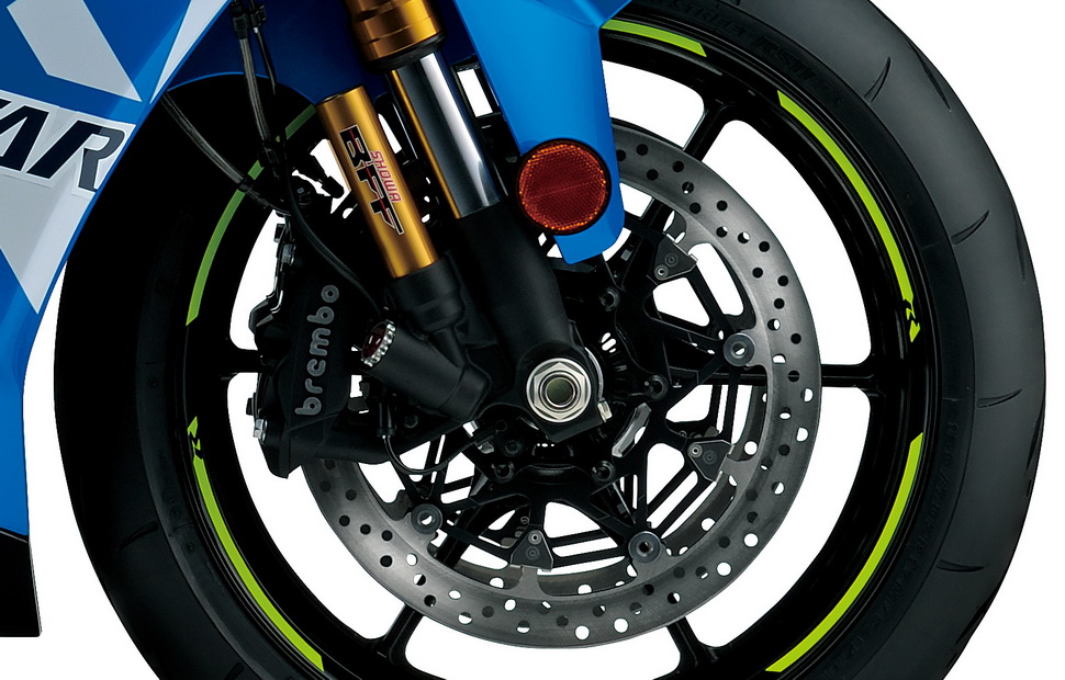 Showa BFF и тормоза Brembo M-серии в комплектации Suzuki GSX-R1000R Showa BFF и тормоза Brembo M-серии в комплектации Suzuki GSX-R1000R