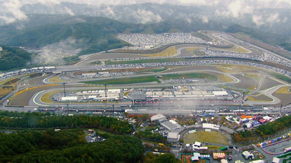 Twin Ring Motegi - вид с вертолета Twin Ring Motegi - вид с вертолета