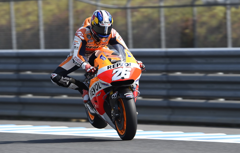 Педросе всегда было сложно контролировать прототип MotoGP - из-за роста и веса Педросе всегда было сложно контролировать прототип MotoGP - из-за роста и веса