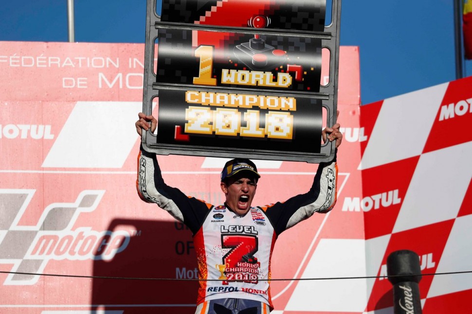 Марк Маркес - чемпион MotoGP 2018 года Марк Маркес - чемпион MotoGP 2018 года