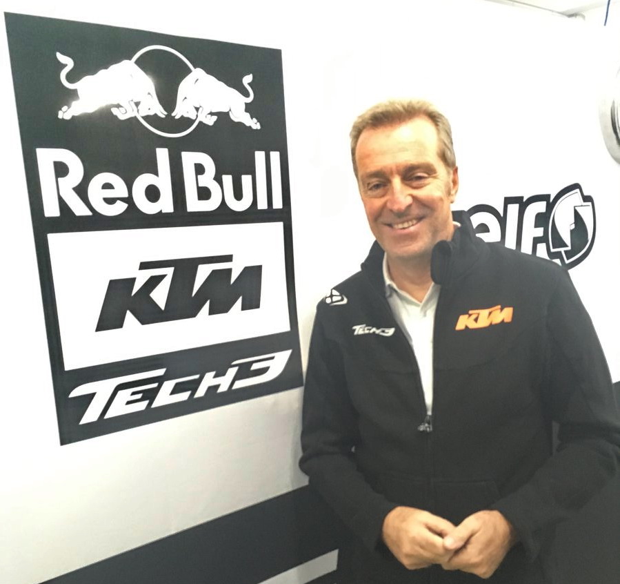 Tech 3 KTM - и ее босс Эрве Поншараль Tech 3 KTM - и ее босс Эрве Поншараль