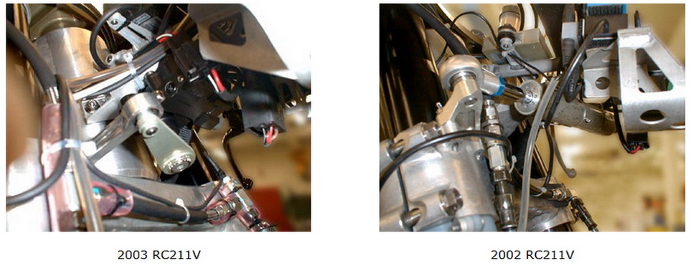 Прототипы HESD на Honda RC211V Прототипы HESD на Honda RC211V