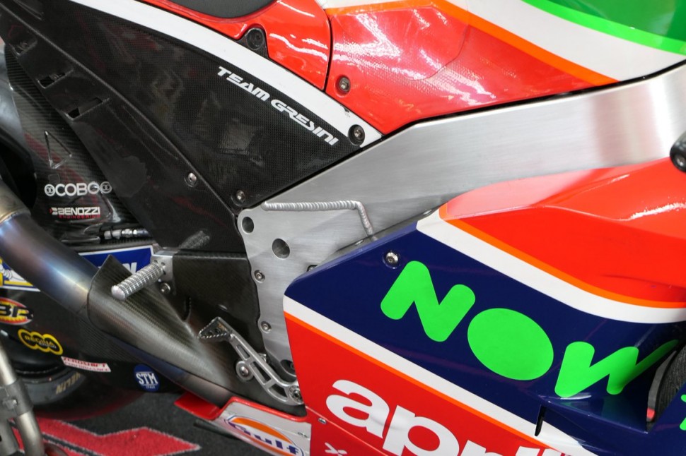 Рама Aprilia RS-GP, которую использовал Скотт Реддинг в 2018 году Рама Aprilia RS-GP, которую использовал Скотт Реддинг в 2018 году