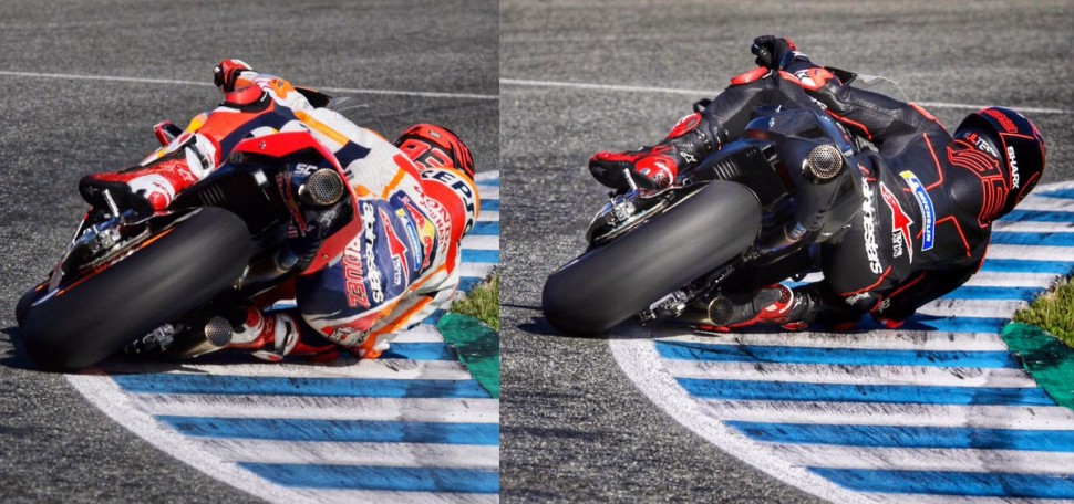 Маркес и Лоренцо - сравнение стилей, Circuito de Jerez Маркес и Лоренцо - сравнение стилей, Circuito de Jerez