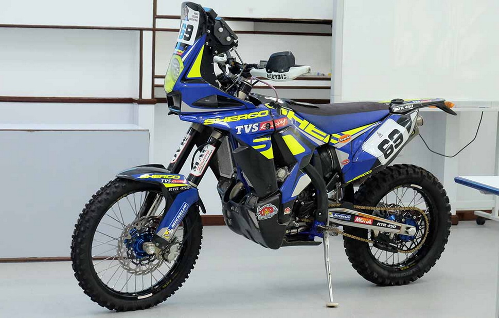 Sherco TVS 450 RTR для Дакара-2019 Sherco TVS 450 RTR для Дакара-2019