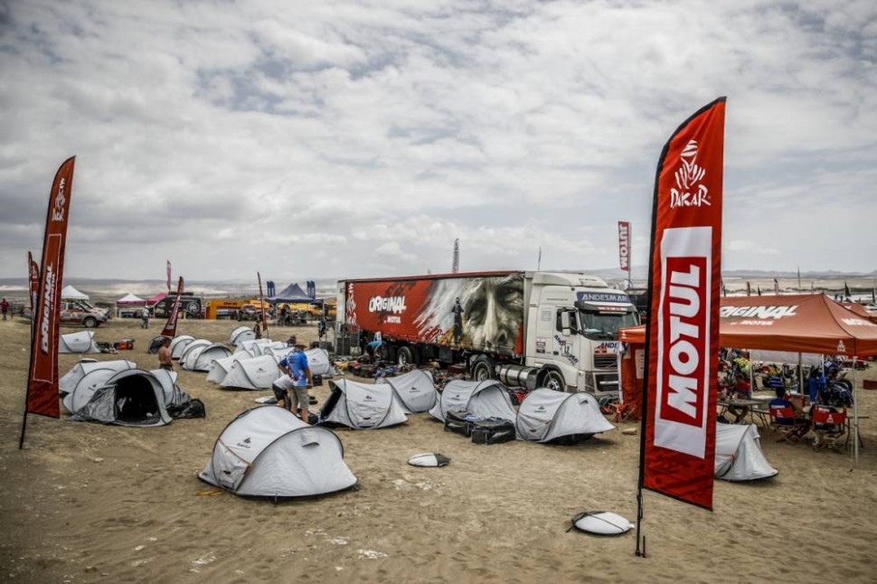 Лагерь для отдыха участников Дакар-2019 в зачете Original bu Motul Лагерь для отдыха участников Дакар-2019 в зачете Original bu Motul