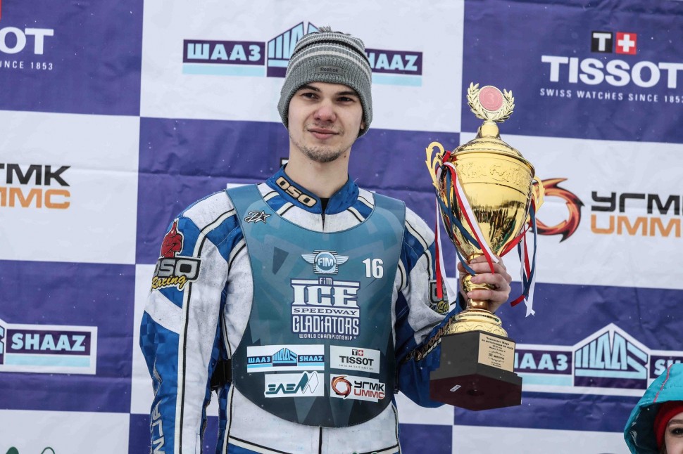 Внезапный wildcard: Константин Коленкин на подиуме FIM Ice Speedway Gladiators в Шадринске Внезапный wildcard: Константин Коленкин на подиуме FIM Ice Speedway Gladiators в Шадринске