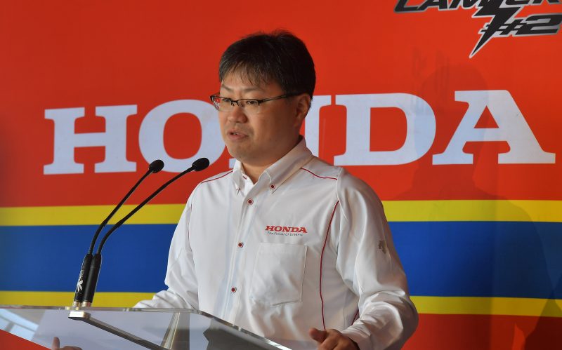 Менеджер спортивного департамента Honda Motor Co. Соичи Ямана Менеджер спортивного департамента Honda Motor Co. Соичи Ямана