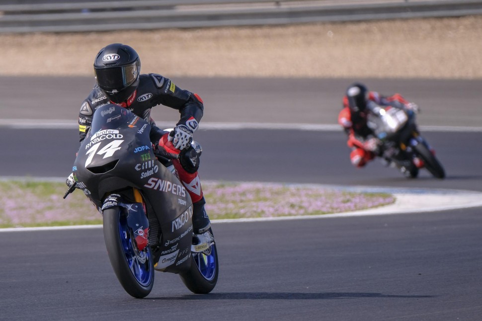 Тони Арболино, лучшее время первого дня тестов IRTA Moto3 в Хересе Тони Арболино, лучшее время первого дня тестов IRTA Moto3 в Хересе