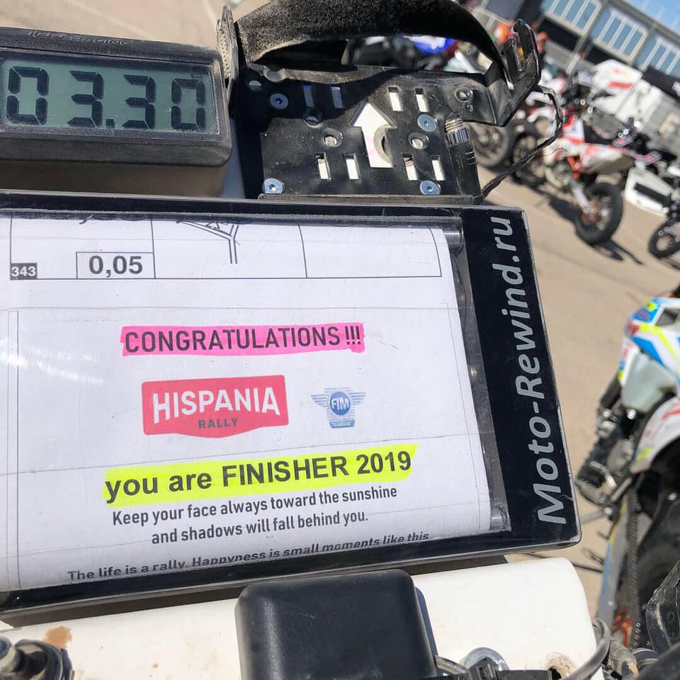 Поздравляем с финишем в Hispania Rally 2019! Поздравляем с финишем в Hispania Rally 2019!