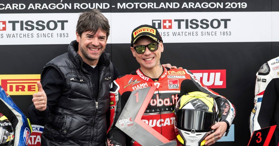 Альваро Баутиста с Карлосом Чекой, третий Superpole взят легко Альваро Баутиста с Карлосом Чекой, третий Superpole взят легко