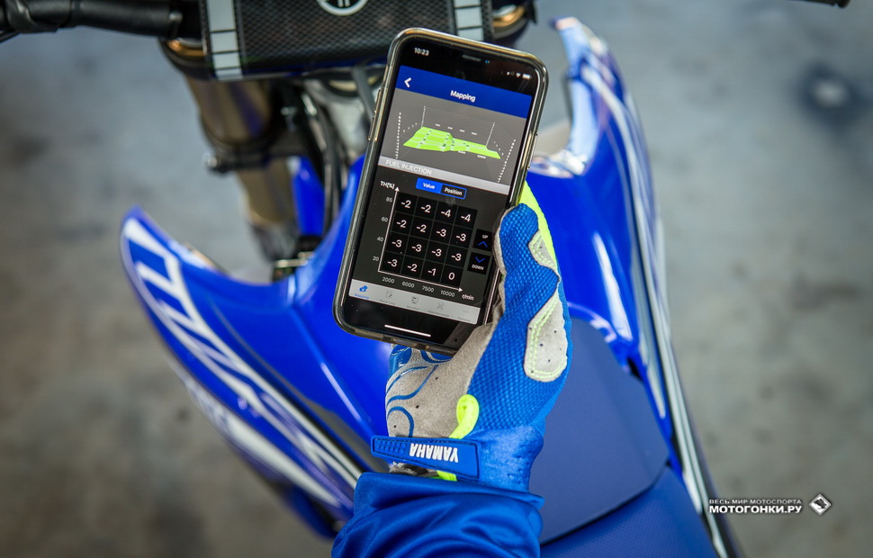 Yamaha WR450F (2019) - настраивай его с телефона! Yamaha WR450F (2019) - настраивай его с телефона!