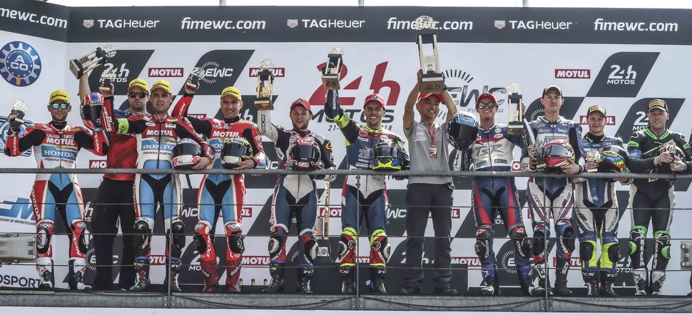 24 Heures Motos: F.C.C. TSR Honda - побеждает, Honda Endurance - 2-я, и WEPOL Racing (penz13) на подиуме! 24 Heures Motos: F.C.C. TSR Honda - побеждает, Honda Endurance - 2-я, и WEPOL Racing (penz13) на подиуме!