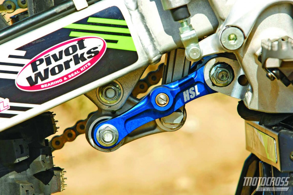 Holeshot Link Fixer на Hot Cams Kawasaki KX450F, AMA Motocross Holeshot Link Fixer на Hot Cams Kawasaki KX450F, AMA Motocross