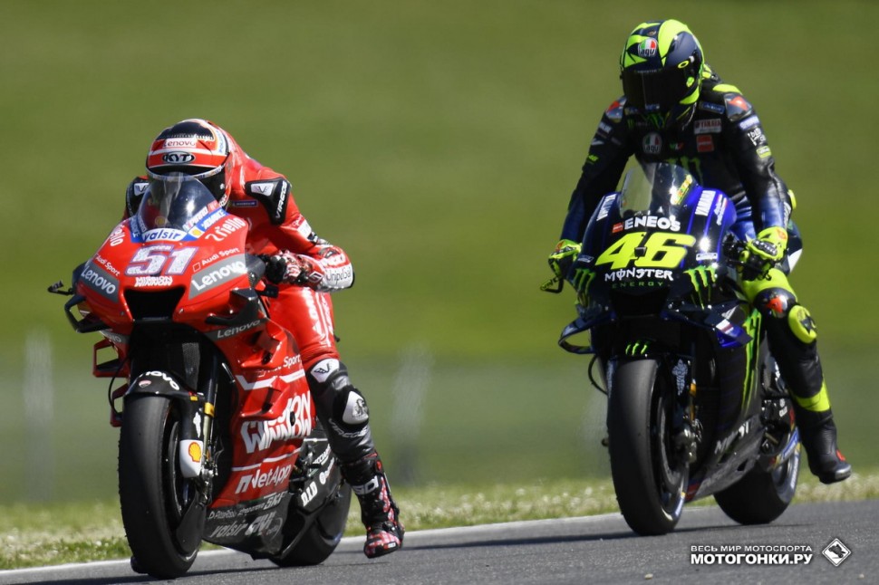 Валентино Росси: Ducati отлично справились... потому что делали шаги побольше, побыстрее и были смелее Валентино Росси: Ducati отлично справились... потому что делали шаги побольше, побыстрее и были смелее