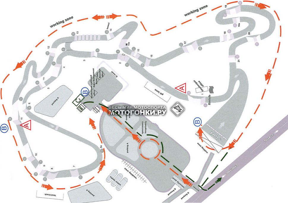 Схема трассы ВДЦ Орлёнок, MXGP of Russia Схема трассы ВДЦ Орлёнок, MXGP of Russia