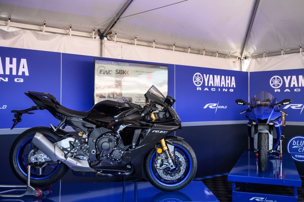 Презентация новых Yamaha R1 и R1M в Laguna Seca Презентация новых Yamaha R1 и R1M в Laguna Seca