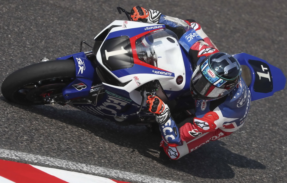 Джош Хук на борту F.C.C. TSR Honda CBR1000RR SP2 Джош Хук на борту F.C.C. TSR Honda CBR1000RR SP2
