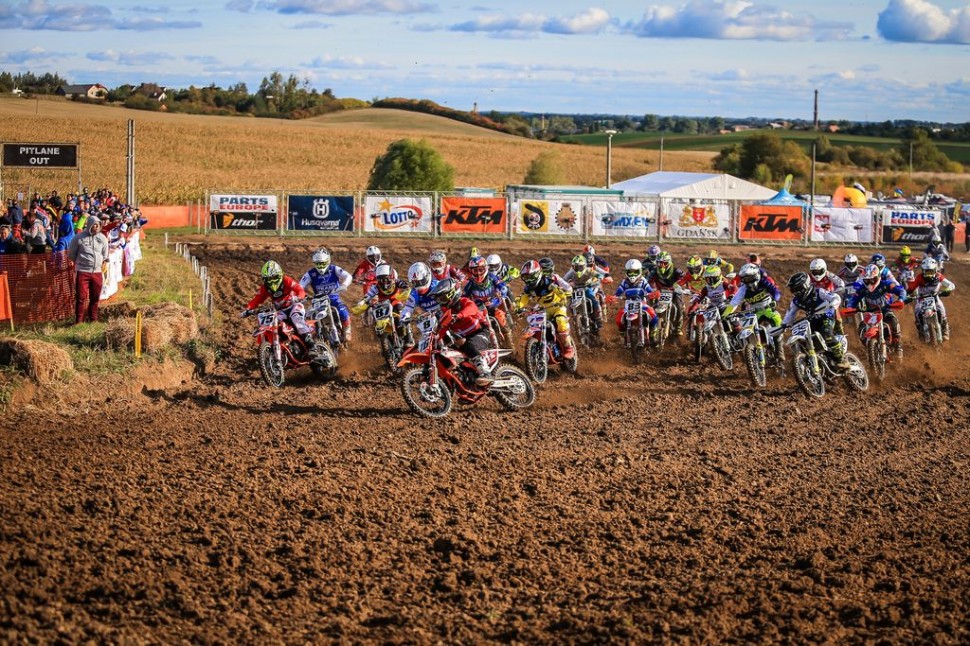 Старт квалификационной гонки MXoEN-2019 в классе 85 куб.см. Старт квалификационной гонки MXoEN-2019 в классе 85 куб.см.